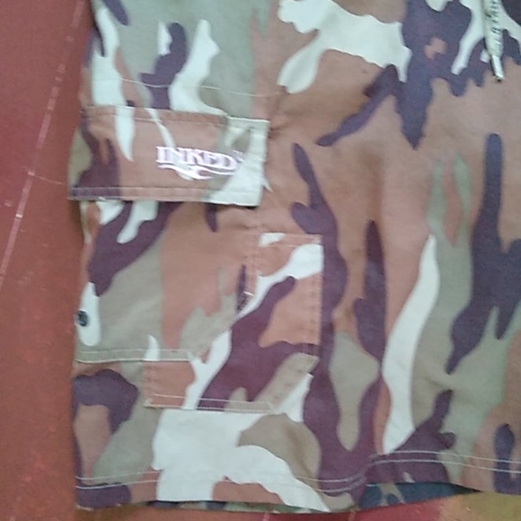 Men's Inked camo boardshorts/swim trunks size 36 - Picture 3 of 12